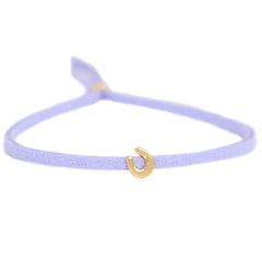 Armband for good luck - flieder gold