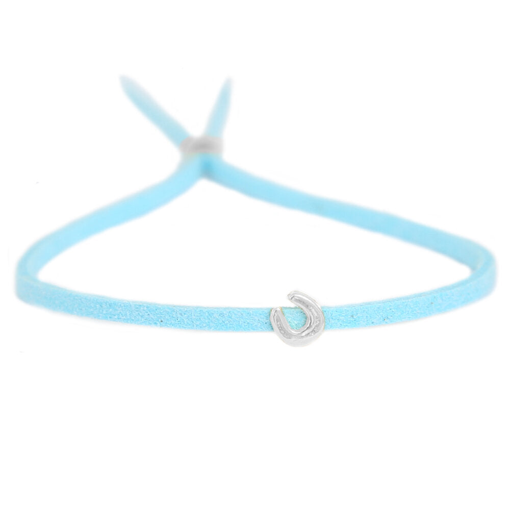 Bracelet for good luck - blue silver