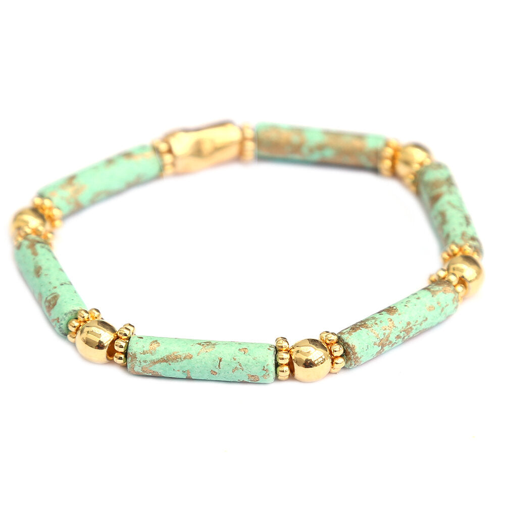 Armband Tuscany mint gold