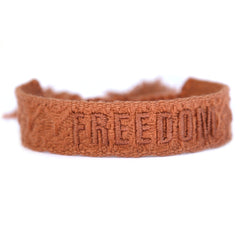 Bracelet tissé freedom cuivre