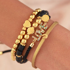 Armband for good luck - gold