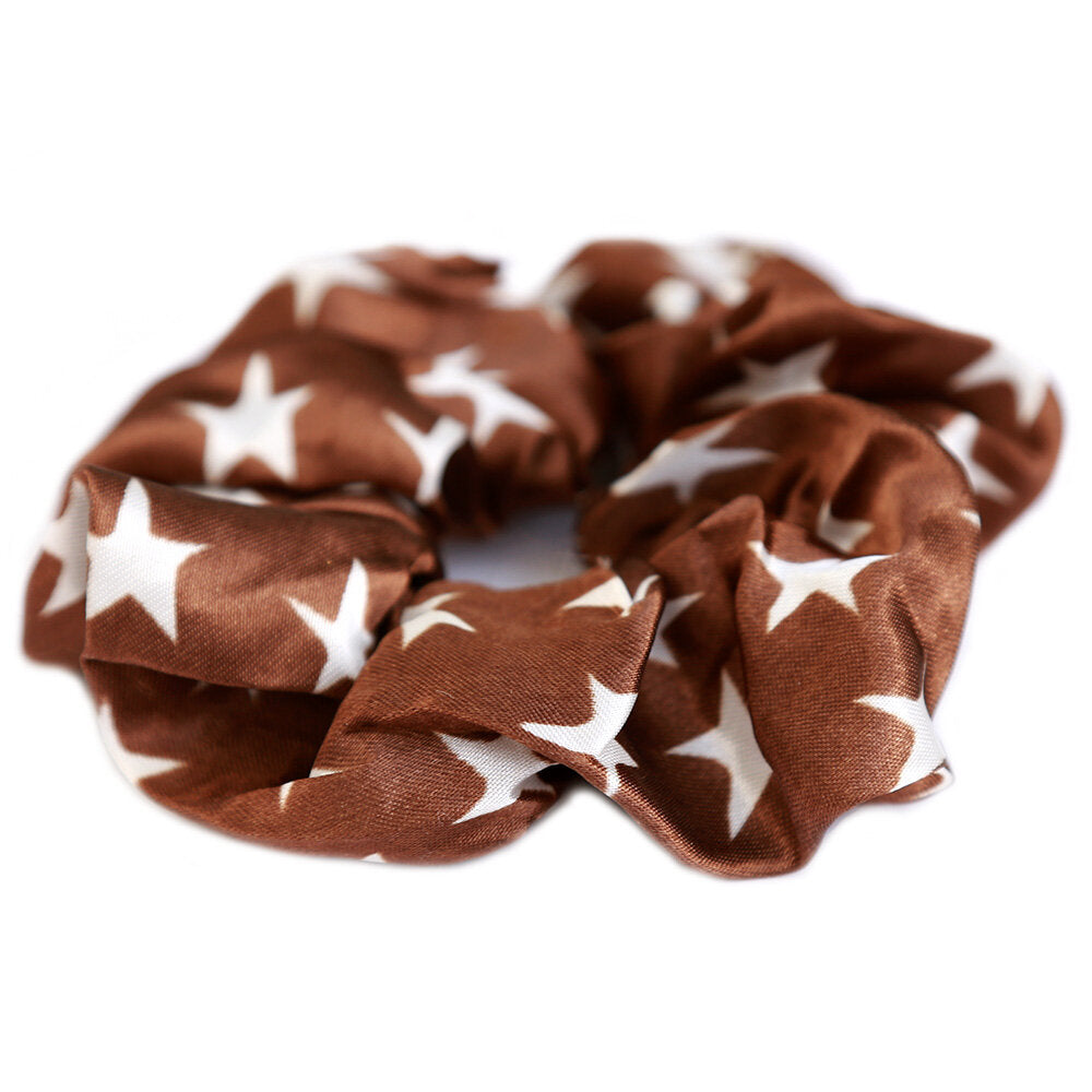 Scrunchie stars brown