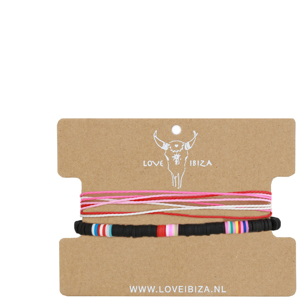 Armbänder set black surf