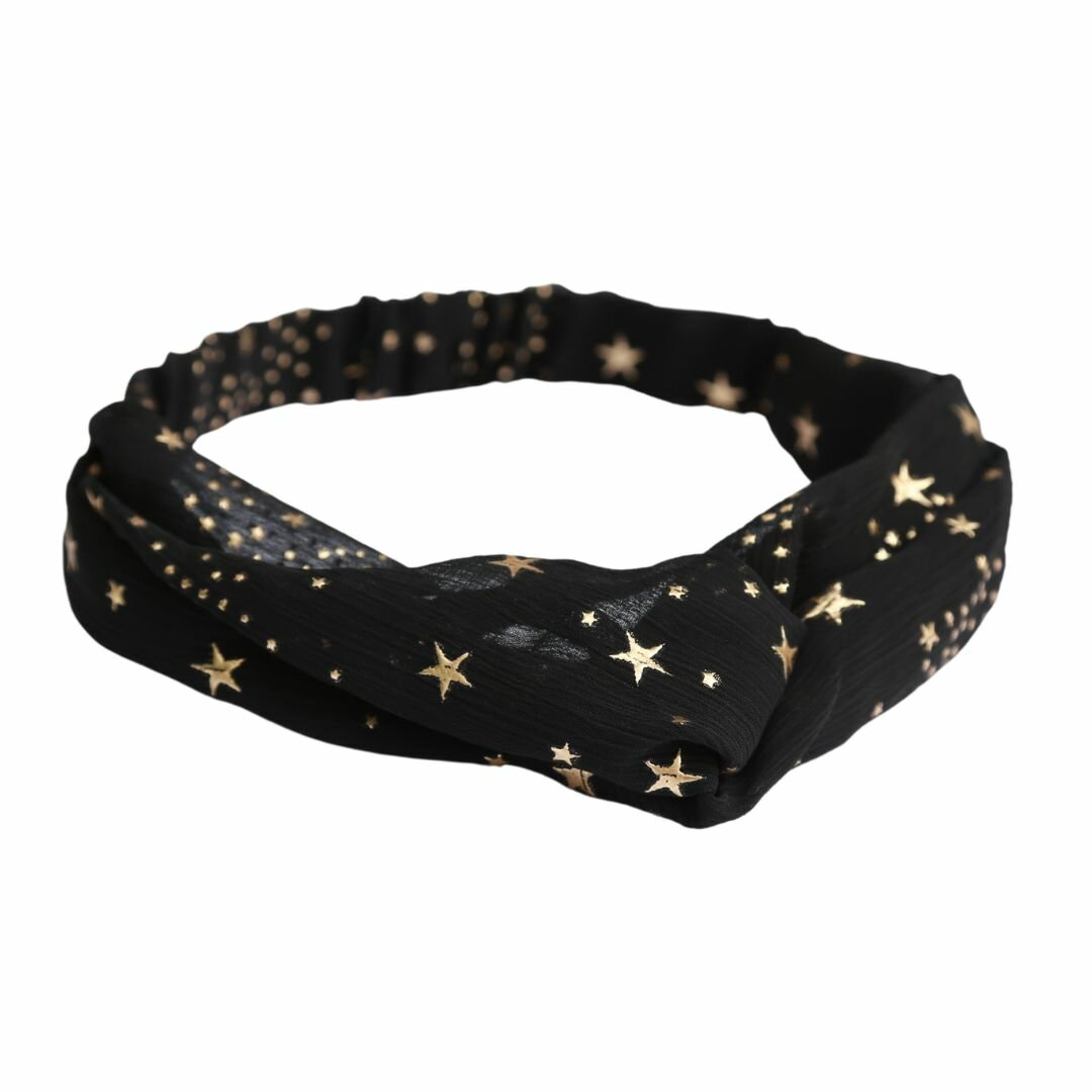 Hair band stars black