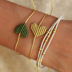 Bracelet olive heart