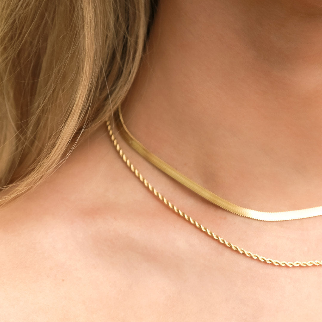 Gouden ketting minimal chain