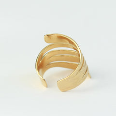 Bague en or spiral