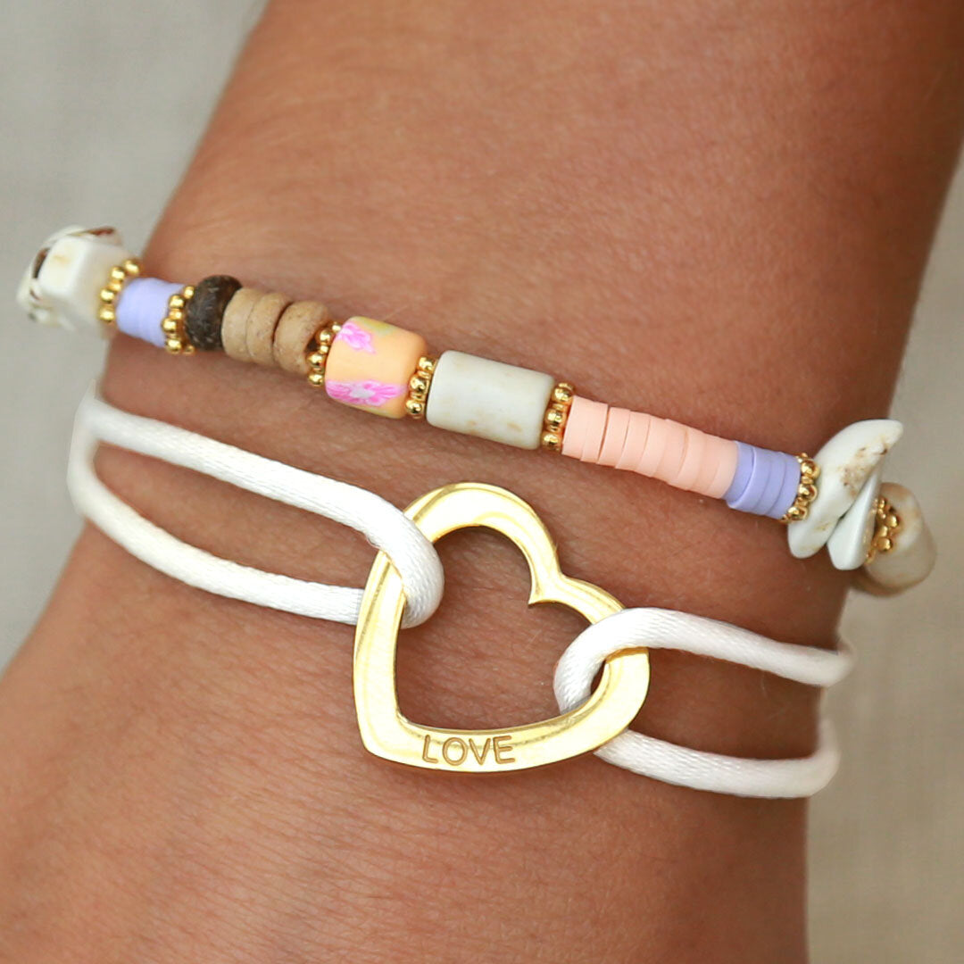 Armband sweet love wit