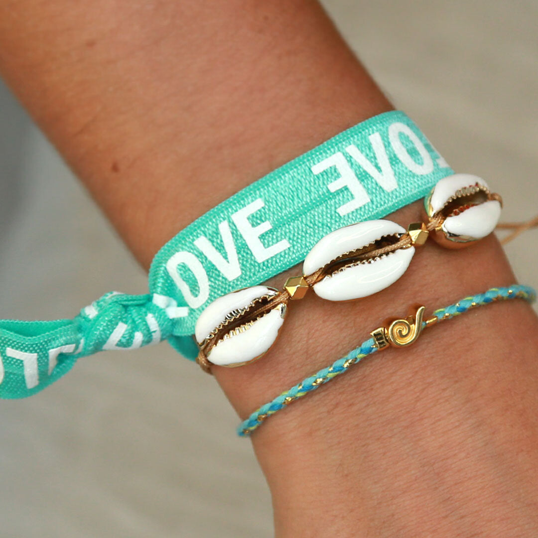 Armband wavy blue