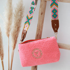 Teddy crossbody bag coral