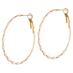 Hoops coral dot