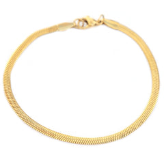 Gold bracelet minimal chain