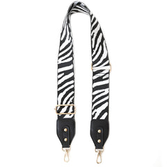 Sangles de sac zebra white